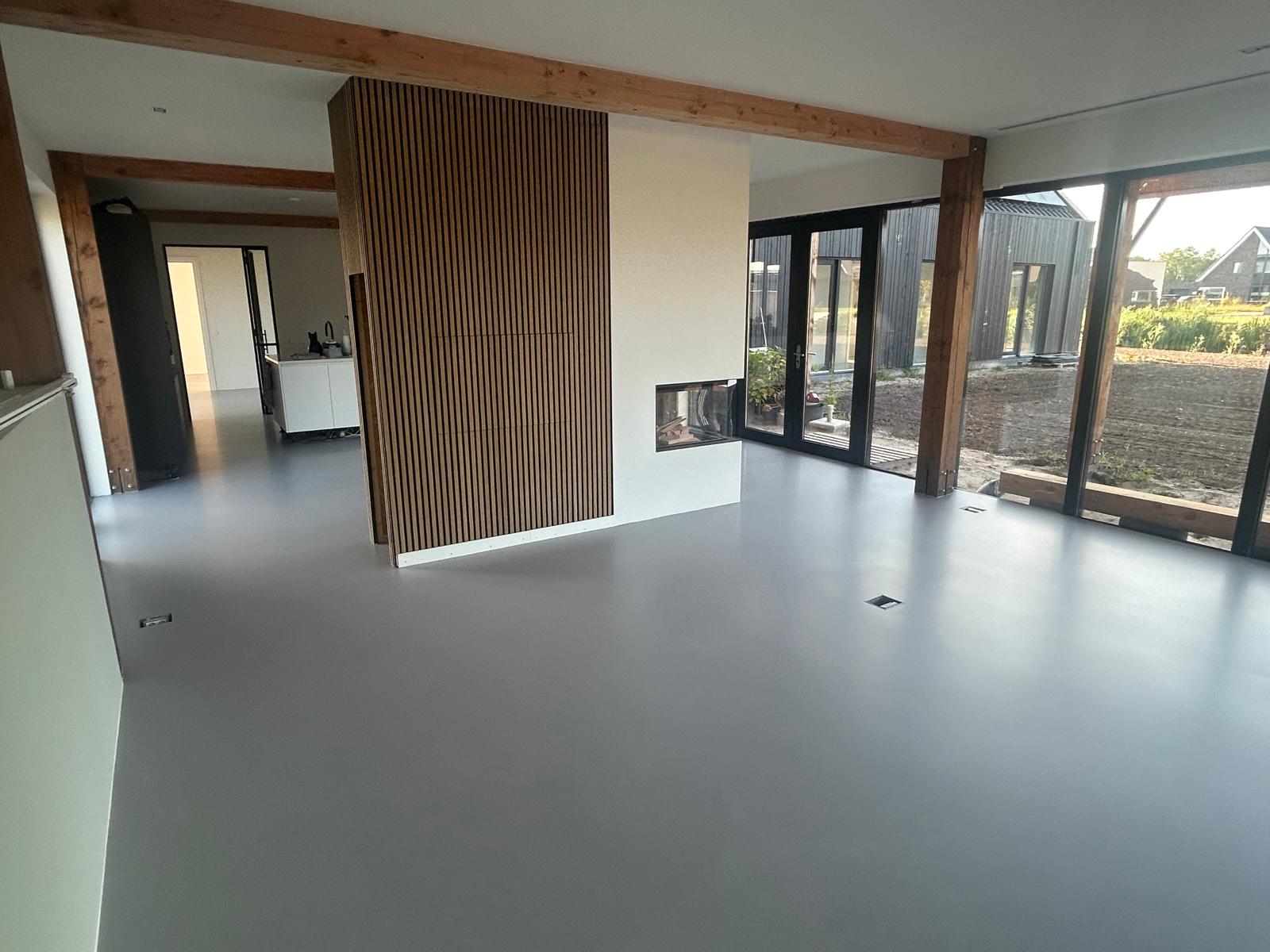 PU gietvloer, Woonkamer